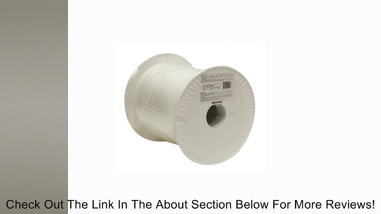 Wellington Cordage 10046 1/8-Inch x 600-Ft. White Solid Braided Nylon Cord Review