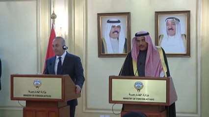 Çavuşoğlu - Al Khalid Basın Toplantısı (3)