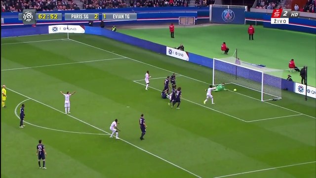 Gregory van der Wiel 2:2 Own Goal | PSG - Evian TG 18.01.2015 HD