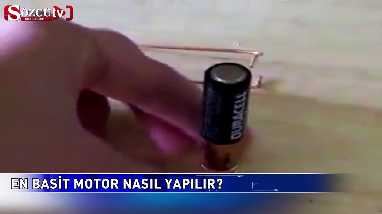 En basit motor nasıl yapılır?