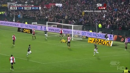 Orlando Engelaar 1:1 | Feyenoord - FC Twente 18.01.2015 HD