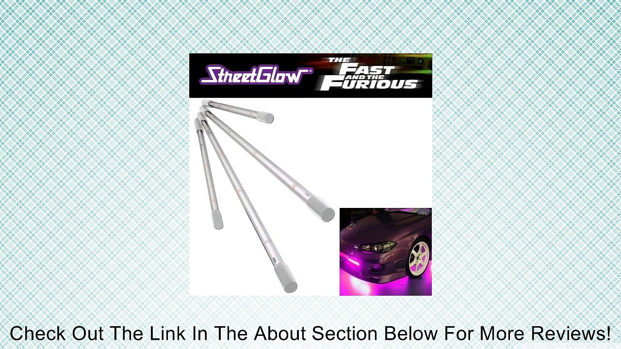 StreetGlow 75-FF100 Fast and Furious Pink Under Car Neon Light Kit Review