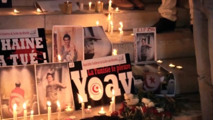 A Tunis, veillée aux bougies pour Yoav Hattab