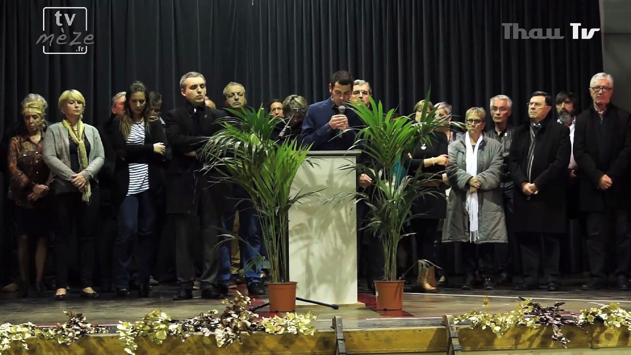 Les voeux à la population de Villeveyrac : Discours de Christophe Morgo