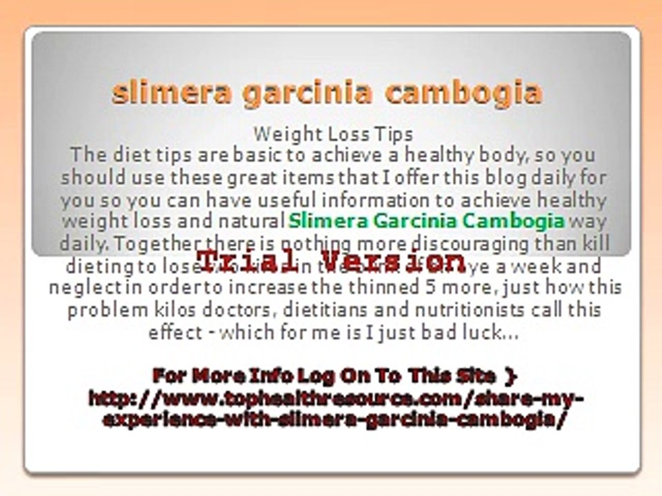 Slimera Garcinia Cambogia