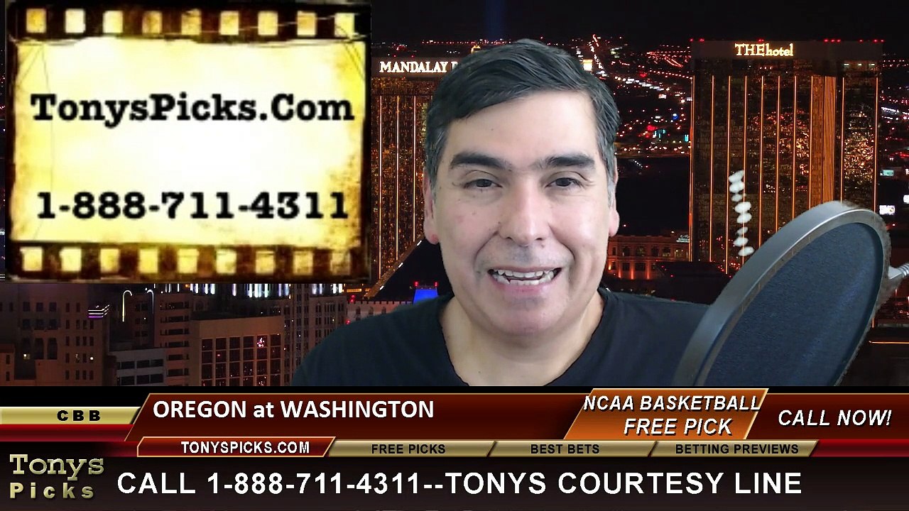 Washington Huskies vs. Oregon Ducks Free Pick Prediction NCAA College Basketball Odds Preview 1-18-2015