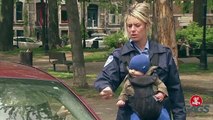 Cop's Baby Barfing Prank