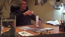 Prank on dad with spring-loaded glitter tube is hilarious!