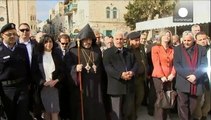 Armenians celebrate Christmas in West Bank town of Bethlehem