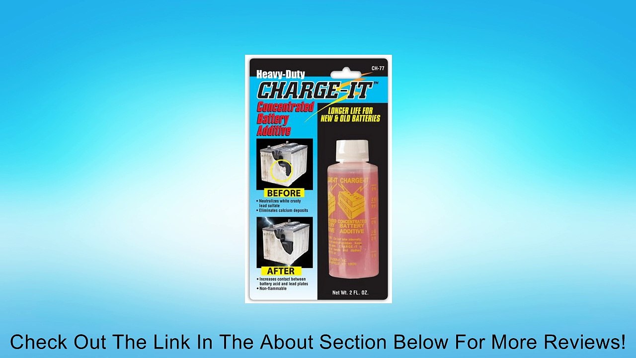 Charge-It Concentrated Battery Additive Review