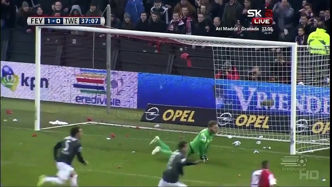Feyenoord 3 - 1 Twente All Goals and Full Highlights 18/01/2015 - Eredivisie