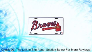 MLB Atlanta Braves White Metal License Plate Review