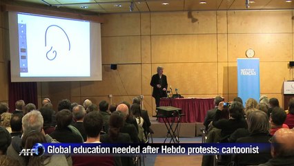 French cartoonist calls for education in reading images