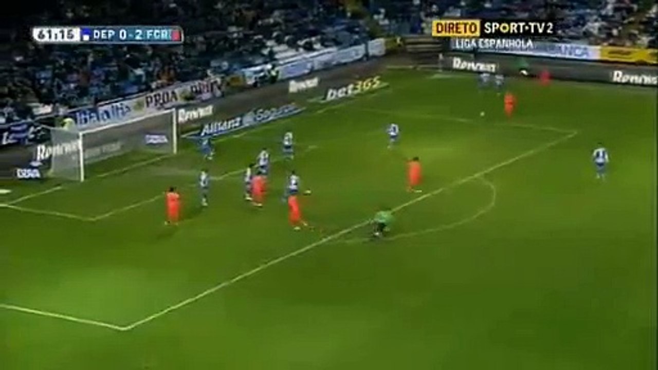 Hat trick de Messi vs Deportivo @nogolipo