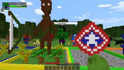 Minecraft School - SUPERHERO LEGO BUILDING CHALLENGE!