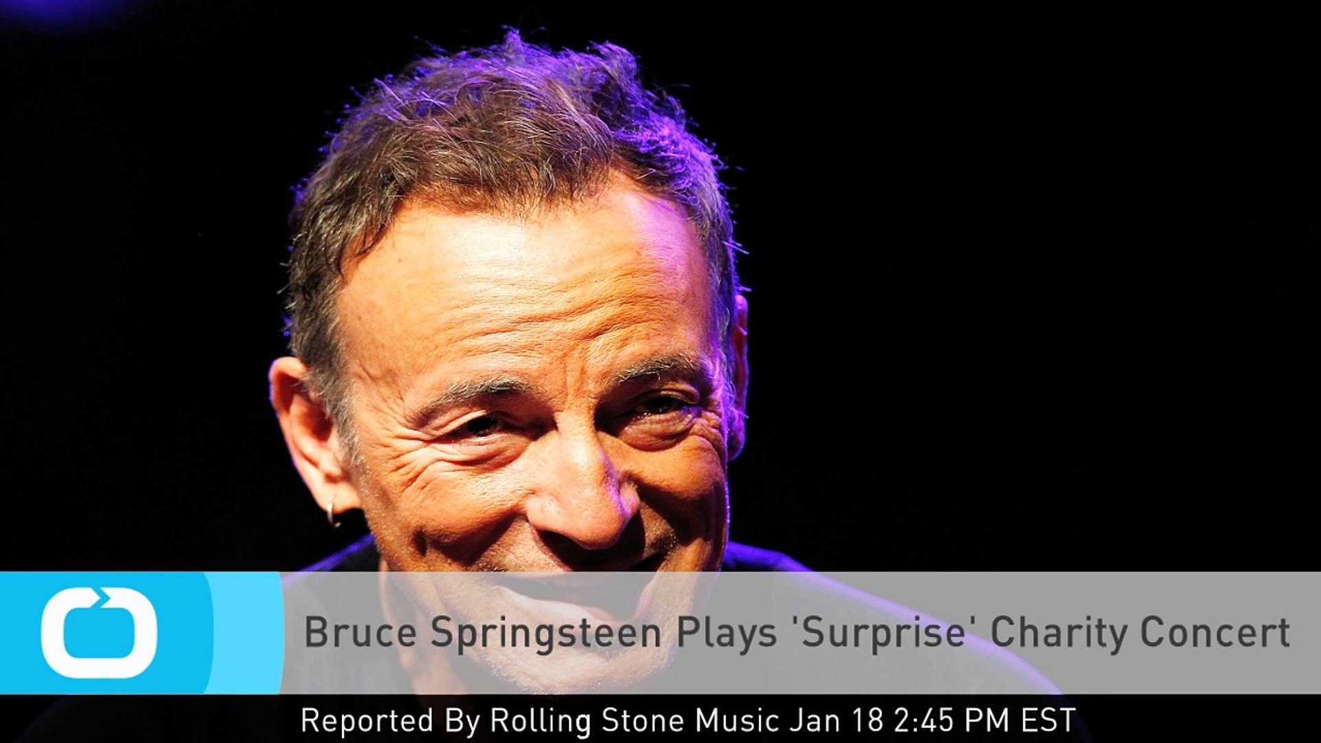 ⁣Bruce Springsteen Plays 'Surprise' Charity Concert