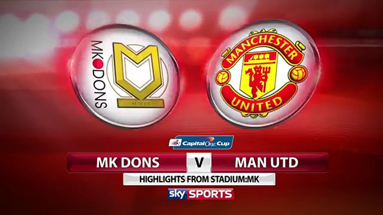 MK Dons Vs Manchester United 4-0 - All Goals & Match Highlights - August 26 2014 - [HD]