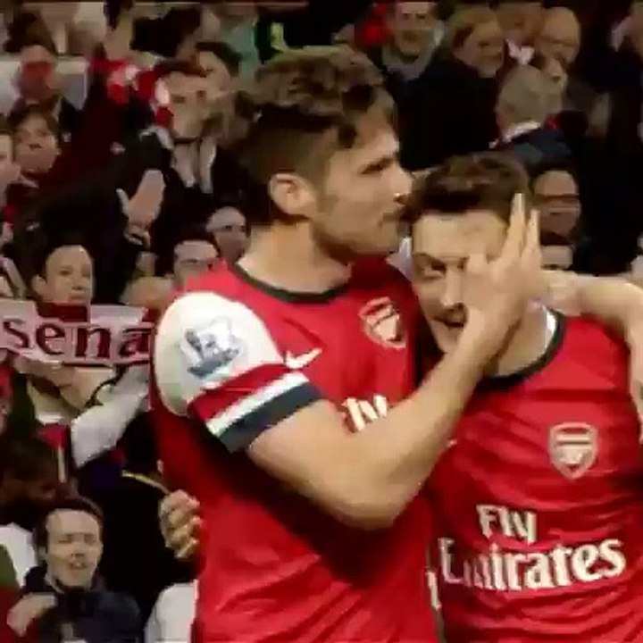 Koscielny & Per Singing after winning