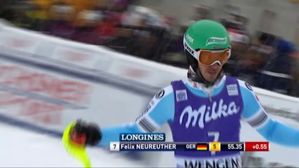 Wengen - Hirscher à la faute, Neureuther en profite