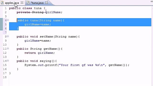 Java Programming Tutorial - 17 - Constructors
