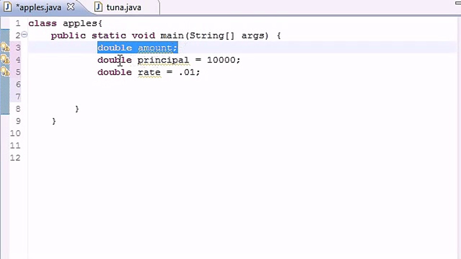 Java Programming Tutorial - 23 - Compound Interest Program