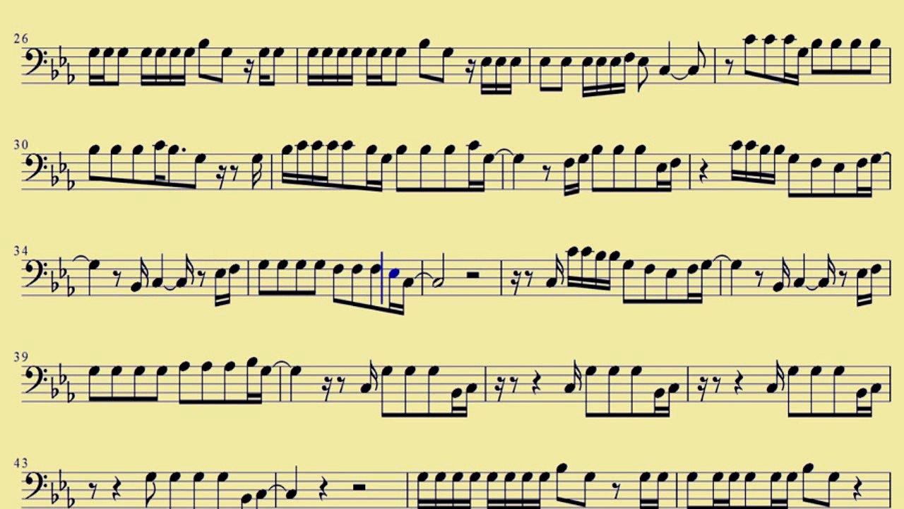 [ Trombone ] Just Cant Get Enough - Black Eyed Peas