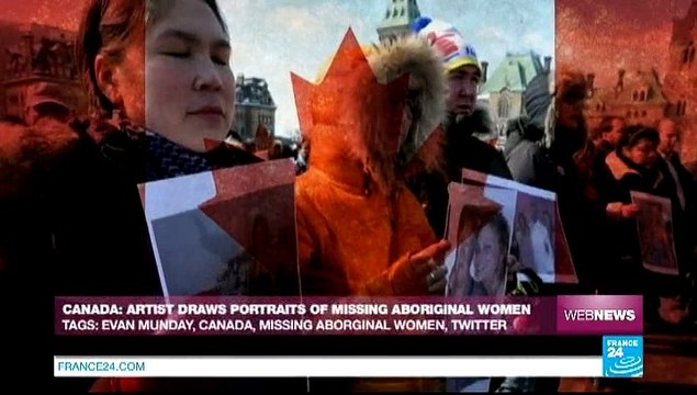Canada: artist draws portraits of missing aboriginal women