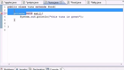 Java Programming Tutorial - 57 - Overriding Rules