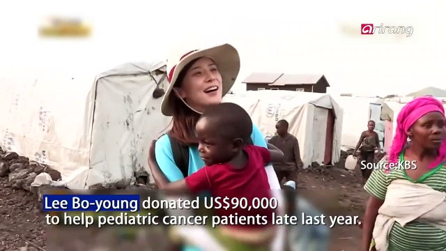 LEE BO-YOUNG MAKES A DONATION TO CHILDREN'S CHARITY 배우 이보영, 소아암센터에 1억원 기부