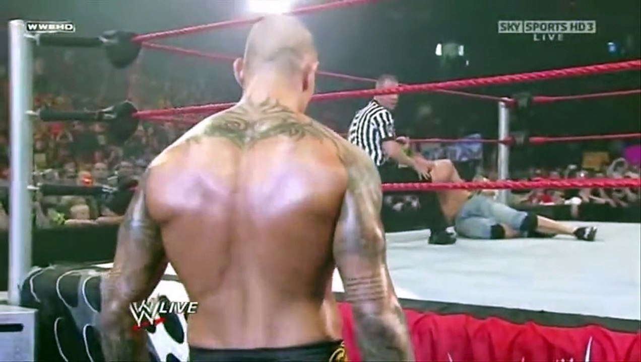 John Cena vs Randy Orton in steel cage match full in HD