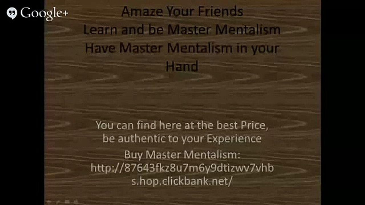 Master Mentalism, Mentalism _ Magic Secrets Revealed