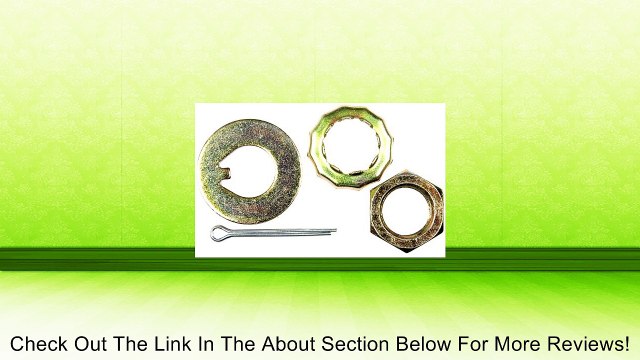 Dorman Motormite 04990 Axle and Spindle Hardware, Axle/Spindle Nut Kit Review