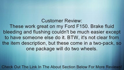 Dorman Help! 12707 Speed Bleedr 7/16-20X1.27 Review