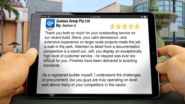 Zealous Group Pty Ltd Brighton Superb Five Star Review by Andrew G.