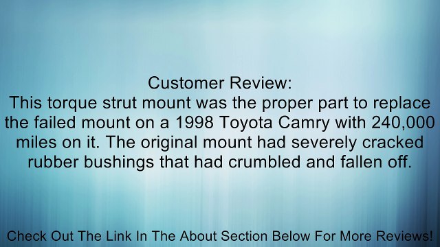 Westar EM8698 Torque Strut Mount Review