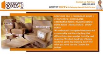 Corrugated Cardboard Boxes for Shipping | CardboardBoxes4U.com