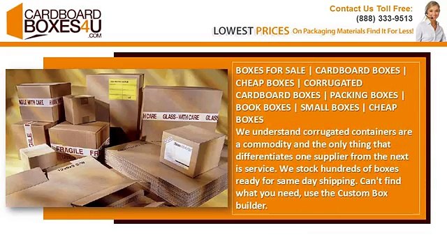 Corrugated Cardboard Boxes for Shipping | CardboardBoxes4U.com