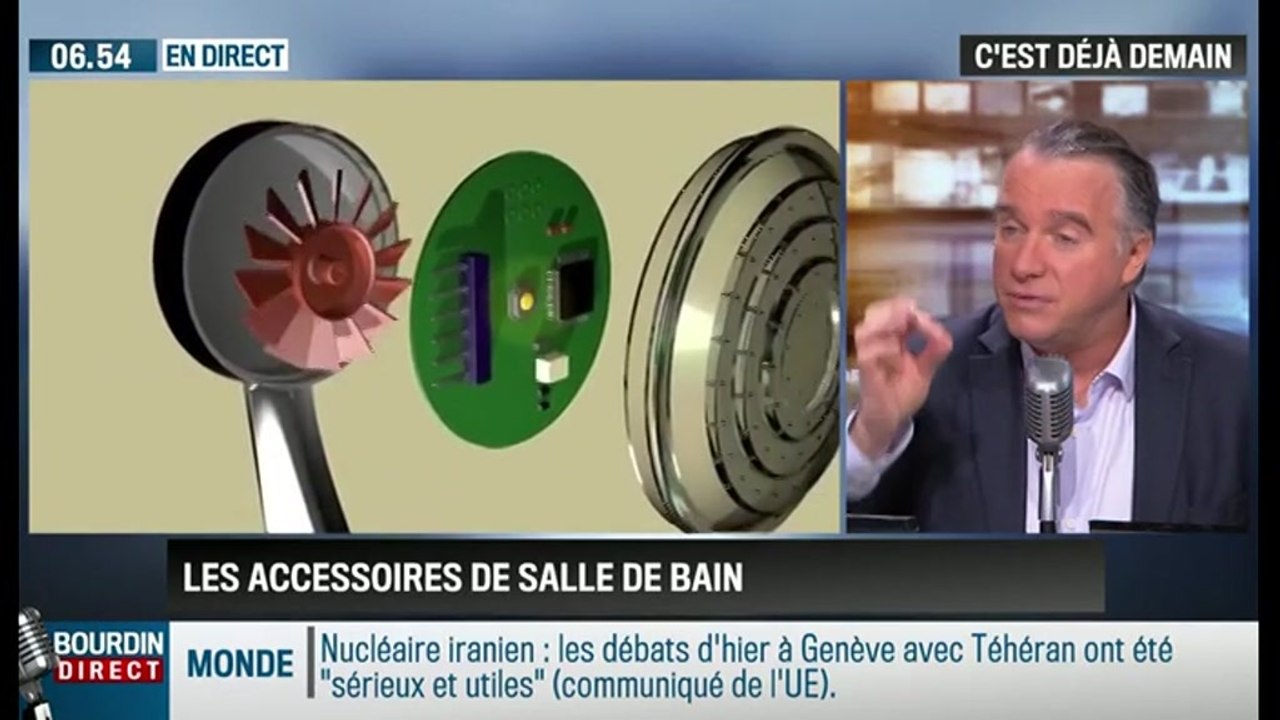 La chronique de Frédéric Simottel: Les accessoires pour une salle de bains high-tech - 19/01