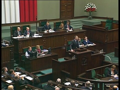 Poseł Przemysław Wipler - Wystąpienie z dnia 15 stycznia 2015 roku.