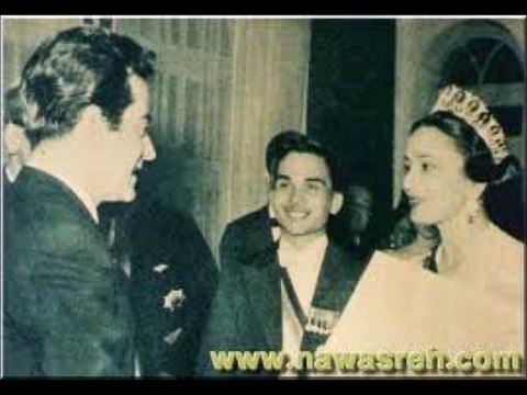 فريد الأطرش في حفل زواج الملك حسين يغني الأغاني ♥ نورا نورا ♥ أنا وأنت لوحدنا ♥ وياك ♥ جميل جمال