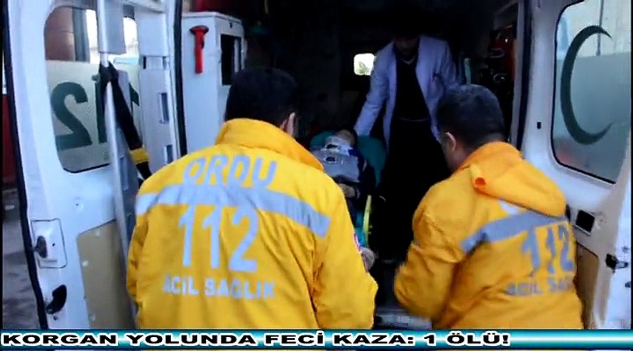 KORGAN YOLUNDA FECİ KAZA: 1 ÖLÜ!
