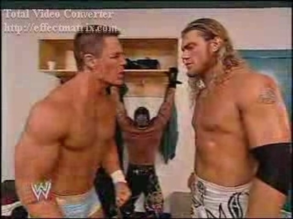 John cena edge & rey mysterio backstage