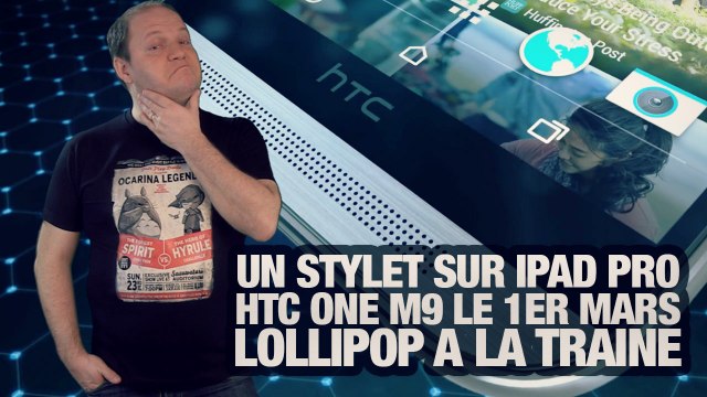 #freshnews 783 Stylet pour iPad. HTC One M9. Lolippop