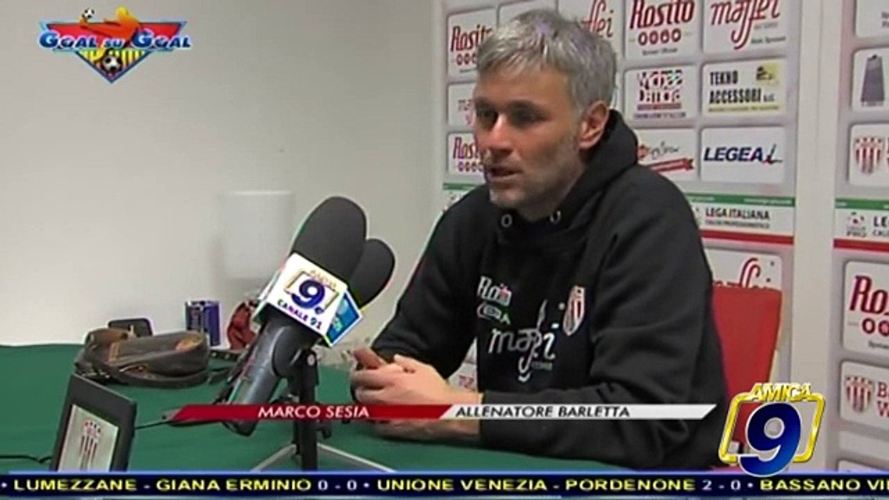Barletta - Lecce 1-1 | Post Partita Marco Sesia Allenatore Barletta