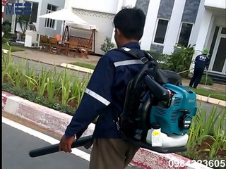 Máy thổi khí mang vai Makita BBX7600 - máy thổi lá cây ở Villa Park Quận 9 HCM