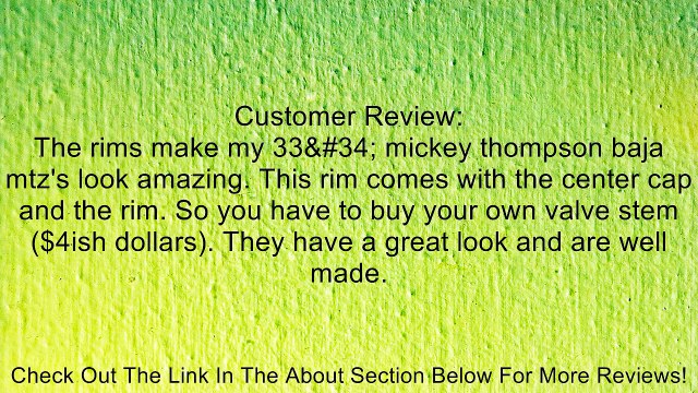 American Racing Series AR767 Gloss Black Wheel (15x8 /5x5.5 ) Review