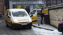 neige à Avesnes sur Helpe