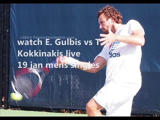 watch Kokkinakis vs Gulbis live broadcast