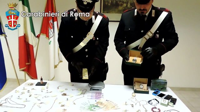 Grottaferrata (Roma) - Riciclaggio, arrestati due nomadi e il titolare di un Compro Oro (18.01.15)