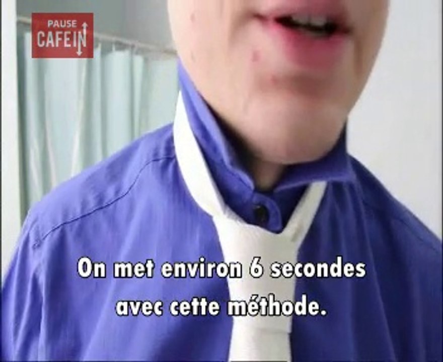 Un noeud de cravate rapide à faire, le "four in a hand knot" ou noeud à faire dans la main !